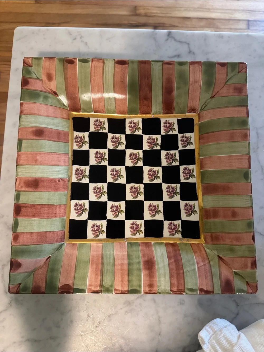 Mackenzie-Childs Square platter